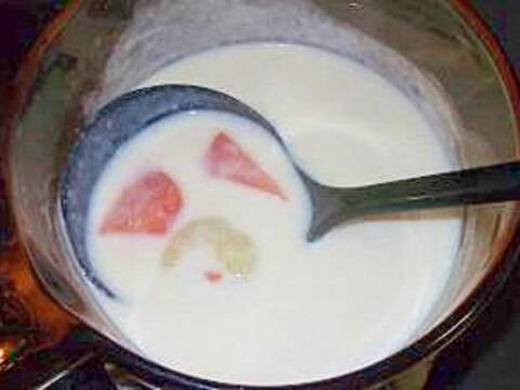 リメイク シチューdeミルクスープ